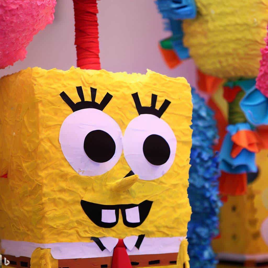 Piñata de Bob Esponja