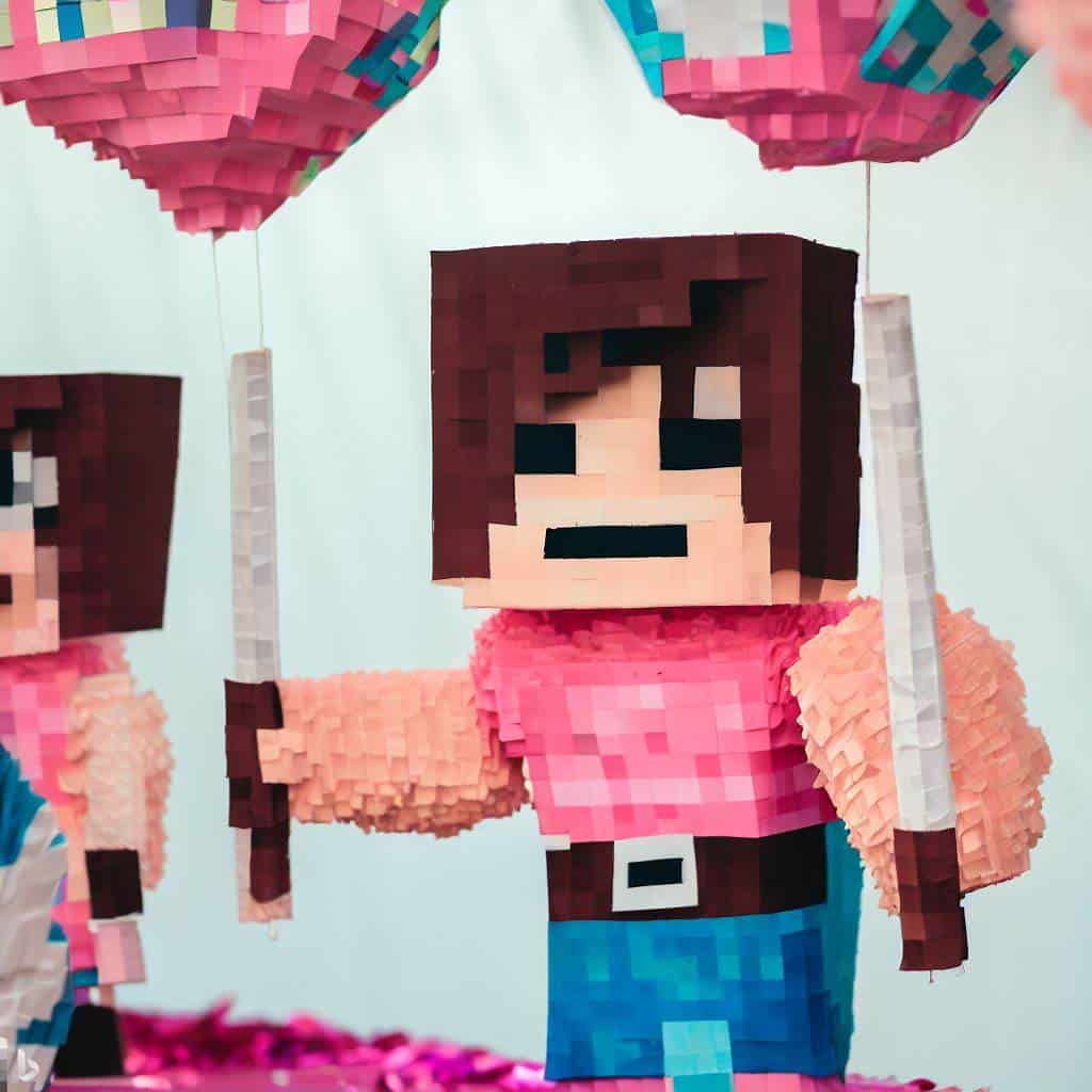 Piñatas de Minecraft